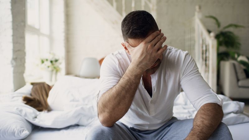 吸煙對男性勃起功能的影響示意圖